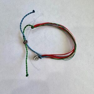 Pura Vida Red Blue Green String Bracelet